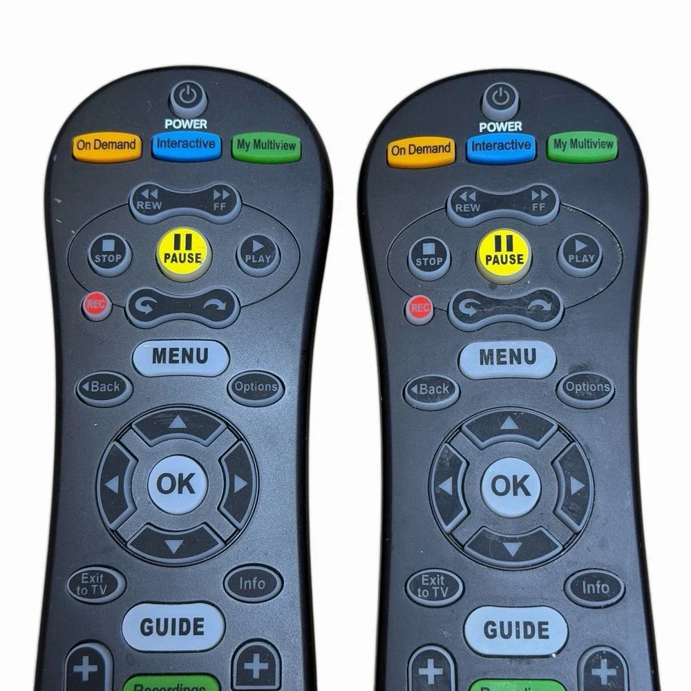 Lot of 2 S30-S1B Replacement Remote controls for AT&T U-Verse Cable Box Tested